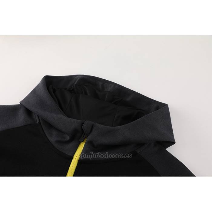 Chaqueta con Capucha del Borussia Dortmund 2024-2025 Negro